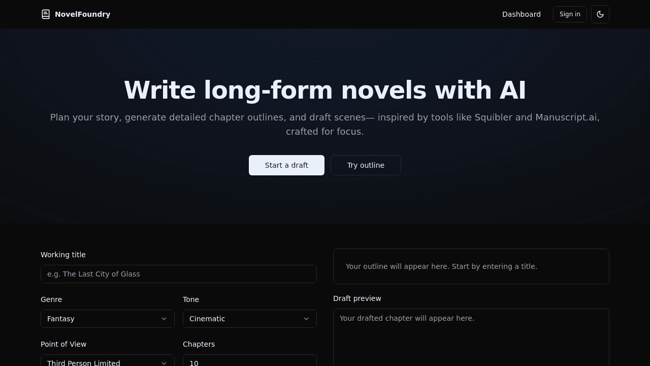AI Novel Forge