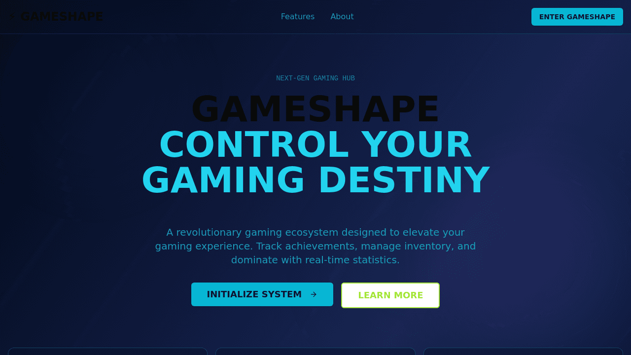 GameShape Web