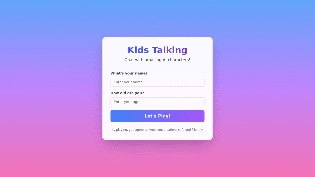 AI Kids Chat